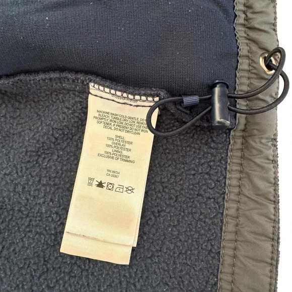 Columbia Blue Full Zip Fleece Jacket Long Sleeve Mock Neck Sportswear Outdoors M - Picture 7 of 9